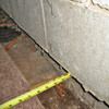 Foundation wall separating from the floor in Cullman home